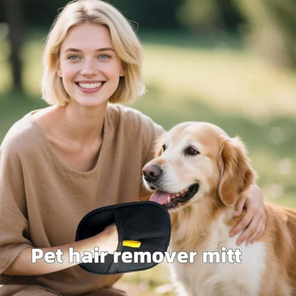 Pet Removal Gloves for Dogs & Cats, Upgrade Reusable Pet Hair Remover Gloves (1pcs)