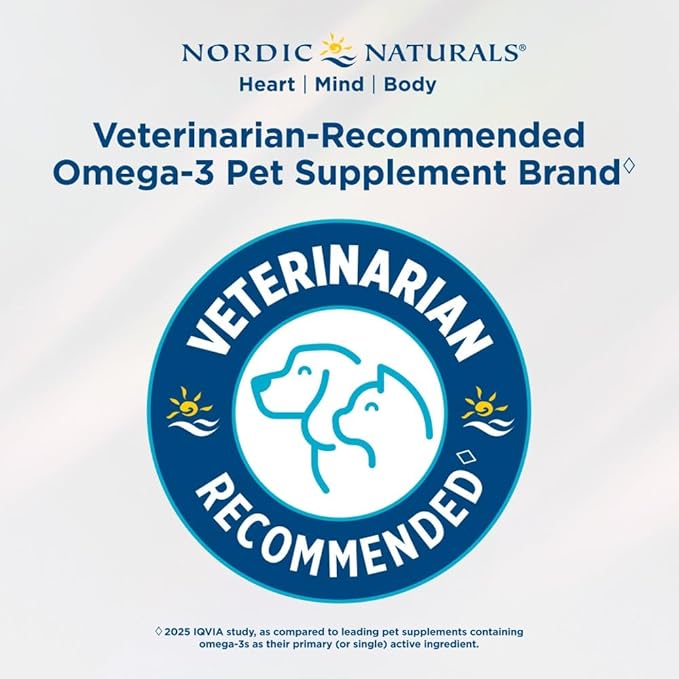 Nordic Naturals Pet Digestive Support with Probiotics, Pork Bone Broth Flavor - 30 Soft Chews - Nutritional Supplement for a Healthy Digestive System and GI Support - 30 Non-GMO Chews
