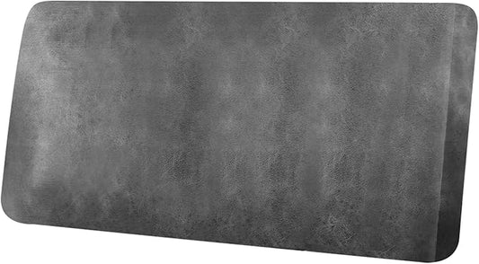 ANARACHON Leather Look Couch Cushion Covers Sofa Seat Slipcovers Sets Couches Furniture Protector for Sectional Armchair Loveseat Pets Kids Stretch Spandex Fabric (1 Cushion Loveseat, Light Grey)