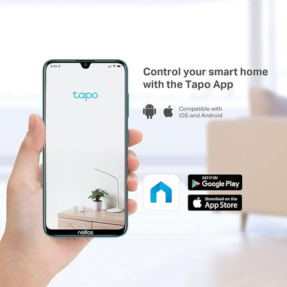 Tapo 2K Indoor Wired Security Camera - Works as a Baby Monitor & Pet Camera, Person/Motion/Baby Cry Detection, 2-Way Audio, Siren, Subscription-Free Local Storage or Optional Cloud, Black, C111