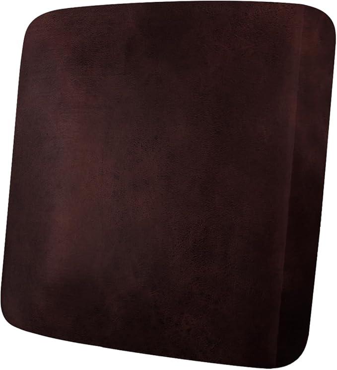ANARACHON Leather Look Couch Cushion Covers Sofa Seat Slipcovers Sets Couches Furniture Protector for Sectional Armchair Loveseat Pets Kids Stretch Spandex Fabric (1 Cushion Armchair, Burgundy)