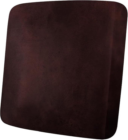 ANARACHON Leather Look Couch Cushion Covers Sofa Seat Slipcovers Sets Couches Furniture Protector for Sectional Armchair Loveseat Pets Kids Stretch Spandex Fabric (1 Cushion Armchair, Burgundy)