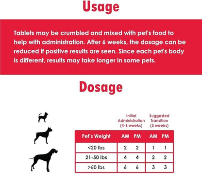 Pet Health Solutions Derm Tabs Extra Strength for Dogs - Natural Oil, Vitamins, Minerals, and Antioxidants - Support Healthy Skin and Reduce Shedding - 360 Chewable Tablets
