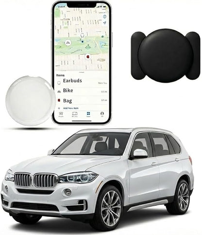 No Subscription GPS Tracker for Vehicles Work with Find My (iOS Only) Real Time Global No Monthly Fee Mini Hidden Car Tracker Device Smart Locator Tracking Tags with Magnetic Case for Pets Luggage