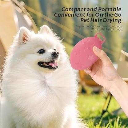 3-in-1 Pet Grooming & Hair Removal Set, Dog Cat Comb Kit, Electrostatic Fur Remover, Compact Elliptical Storage Case, Portable for Travel - Fits Long Haired Dogs, Indoor Cats, Poodles
