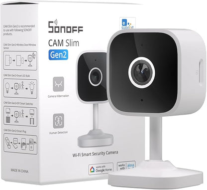 SONOFF Smart Security Camera, CAM-S2 Indoor HD Dog-Camera, Motion Detection for Baby and Pet Monitor