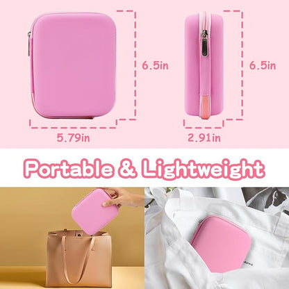 Baby Healthcare and Grooming Kit, 21 in 1 Portable Baby Essentials Kit with Gas Relief Hair Brush Comb Nasal Aspirator for Newborn Boys Girls (Pink)