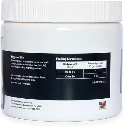 Probiotic and Prebiotic Powder for Dogs - Diarrhea Treatment and Gas Relief Supplement - Immune Health and Digestive Supplies - Stool Hardener Support for Pets