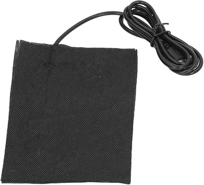 Hyuduo Carbon Fiber Heating Pad, 10 x 15cm, DC 5V USB Powered, 60℃ Constant Temperature, Quick Heat for Pet Bed, Chair Cushion, Clothing
