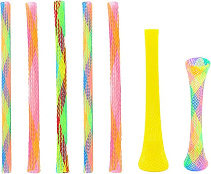 ISMARTEN Cat Spring Toys, 48 Packs Cat Tube Spring Toy Interactive Cat Toy for Indoor Cats, Plastic Spring Coils Attract Cats to Swat, Bite, Hunt(Random Color) (48 Packs)