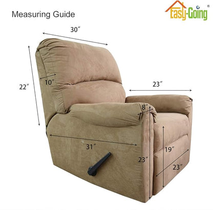 Easy-Going Recliner Chair Slipcover Reversible Sofa Cover Water Resistant Couch Cover Furniture Protector with Elastic Straps for Pets Dog (Recliner 22 inch, Gray/Gray)
