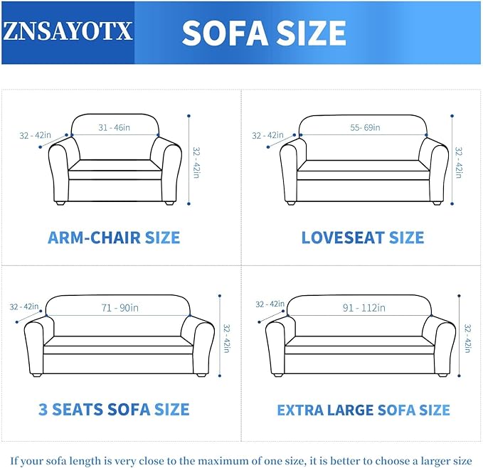 ZNSAYOTX 1 Piece Jacquard Couch Covers for 2 Cushion Couch High Stretch Loveseat Slipcover for Pets Dogs Anti Slip Love Seat Sofa Slipcover Furniture Protector (Medium,New Pattern Rose)