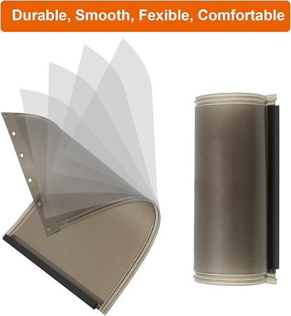X-Large Dog Door Replacement Flap Compatible with PetSafe Freedom 6 Holes Pet Door PAC11-11040 - Measures 13 5/8" x 24 3/16", Doggy Door Flap Made of Wear, Flexible, Weather Resistant TPU Material