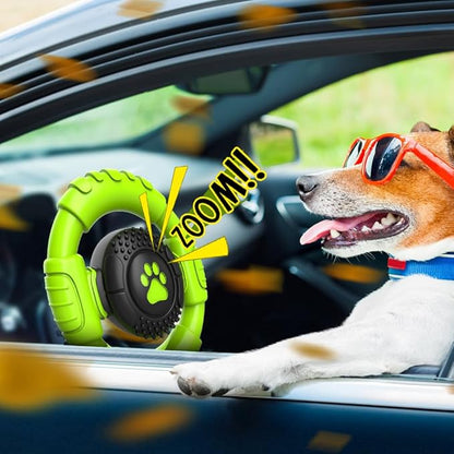 Dog Toys for Aggressive Chewers Large Medium Small Breed, Indestructible Durable Tough Dog Chew Toys to Keep Them Busy, Nylon Rubber Interactive Dog Toys