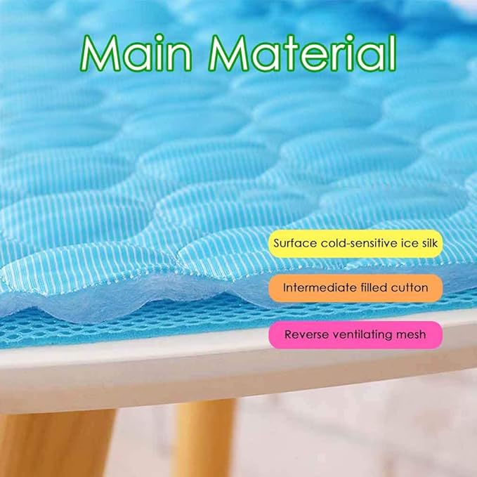 Self-Cooling Mat for Dogs Cats, Summer Pet Cooling Pad Washable Dog Cooling Blanket for Indoor & Outdoor