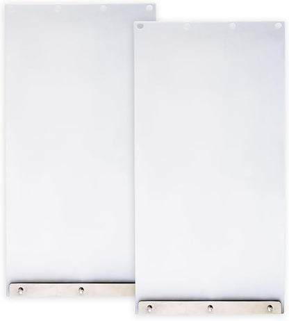 Best Pet Flap XL Replacement Dog Door Flap Compatible with Ideal Pet Products Ruff Weather - Measures 9.75" x 17" Longer Lasting, Most Energy Efficient, Less Shrinkage, BPA Free (Pack of 2)