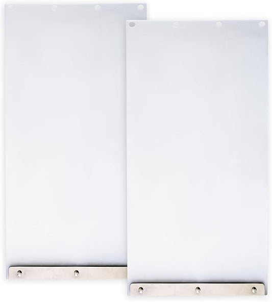 Best Pet Flap XL Replacement Dog Door Flap Compatible with Ideal Pet Products Ruff Weather - Measures 9.75" x 17" Longer Lasting, Most Energy Efficient, Less Shrinkage, BPA Free (Pack of 2)