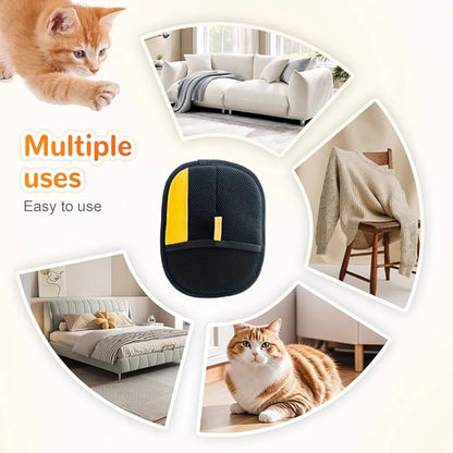 Pet Hair Removal Glove for Cats & Dogs, 2025 New Upgrade Efficient Grooming Gloves for Pet Hair, Cat Grooming Gloves for Hair Removal, Reusable Pet Hair Remover Glove