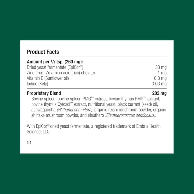 Standard Process Canine Immune System Support - Immune Support Supplement for Dogs - Powder Canine Supplement Aids Overall Health & Wellness - Immunity Support Supplement with Zinc & Kelp - 30 g