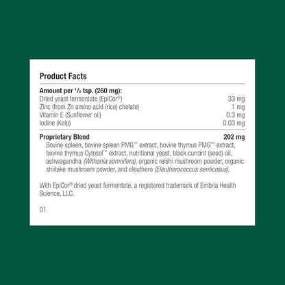 Standard Process Canine Immune System Support - Immune Support Supplement for Dogs - Powder Canine Supplement Aids Overall Health & Wellness - Immunity Support Supplement with Zinc & Kelp - 30 g