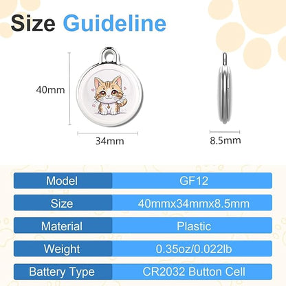 2025 New GPS Tracker for Vehicles – Real-Time Global Coverage Tracking Device for Cars, Kids, and Pets | Long Battery Life, No Monthly Fees & No SIM Card Required（Cat Style）