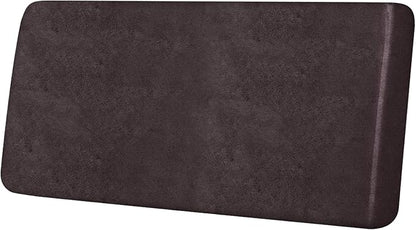 ANARACHON Leather Look Couch Cushion Covers Sofa Seat Slipcovers Sets Couches Furniture Protector for Sectional Armchair Loveseat Pets Kids Stretch Spandex Fabric (1 Cushion Loveseat, Chocolate)