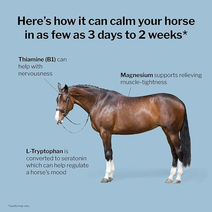 Formula 707 Calming Equine Supplement 5LB Bag – Anxiety Relief and Enhanced Focus for Horses – L-Tryptophan, Thiamine & Magnesium