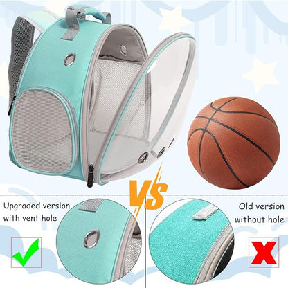 2-Pack Guinea Pig Carrier Backpack and Playpen Set - Breathable Pet Playpen Pop Open Outdoor/Indoor Exercise Fence, Portable Small Animal Backpack for Bearded Dragon, Rabbits, Hamster, Chinchillas