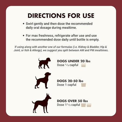 Liquid-Vet Immune Support for Dogs – Antioxidant Protection & Gut Health – Inulin, Beta-Glucan & Omega-3s / Fish Oil & More! - Made for Picky Eaters