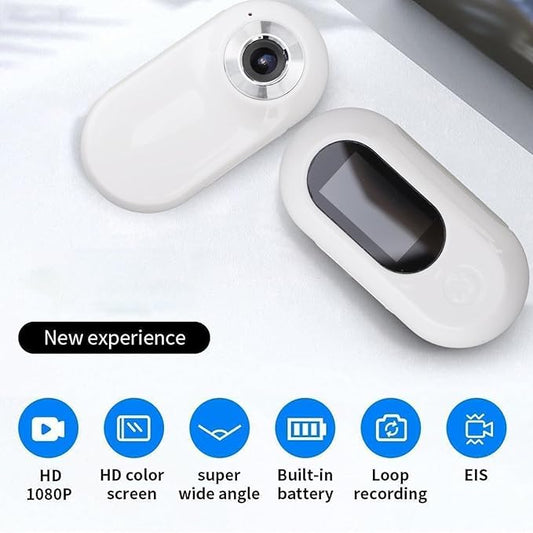 1080P Dog Collar Camera, Wireless Pet Camera with 0.96 inch LCD Display, 170° Wide Angle, USB Rechargeable for Dogs Cats