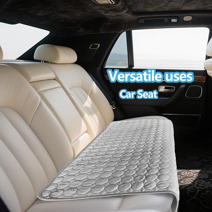 Dog Cooling mat, 59’’×40’’Washable Cooling Pad for Dogs, Large Dog mat Designed for Summer, Breathable and Easy to Carry pet mat for Dogs, Cats and Pets