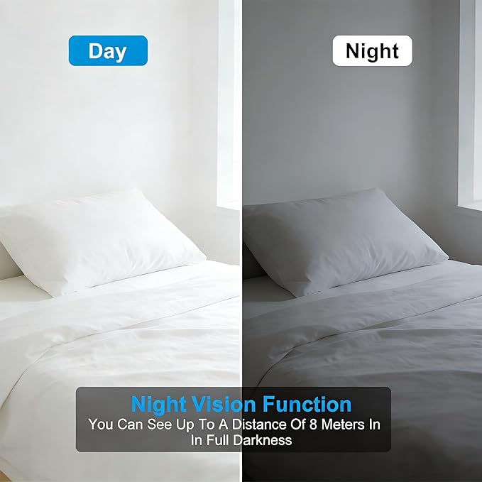 Hidden Camera for Home Use, Mini Security WiFi Camera, HD 1080P Outdoor/Indoor Night Vision Cam for Baby, Pets, Compatible with Smartphone, Tablets SXT 1PCS Guiyang G/Y3