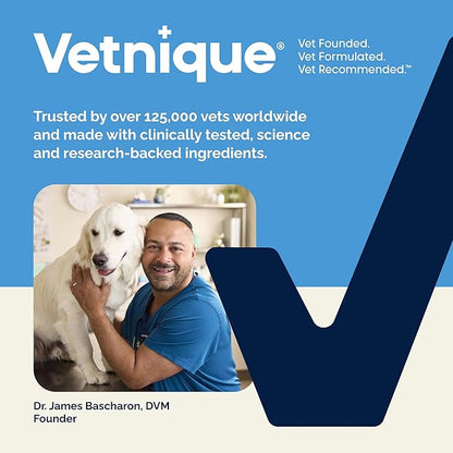 Vetnique Glandex for Dogs Anal Glands Supplement Powder Digestive Health with Fiber, Pumpkin, Digestive Enzymes & Dog Probiotics - Boot the Scoot (4.0 oz, Pork Liver)
