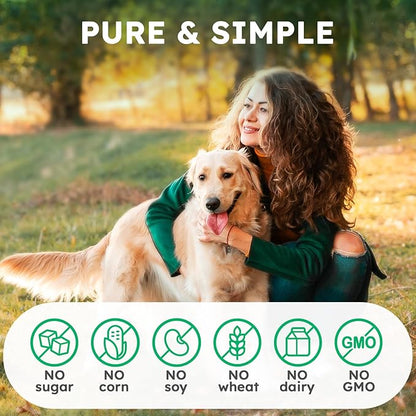 ZENO Dog Vitamins and Supplements - 150 Dog Multivitamin Chewable - Immune, Joint Support, Skin, Gut Health + Packed with Omega 3s, Glucosamine & Probiotics - Safe for Puppy - Chicken