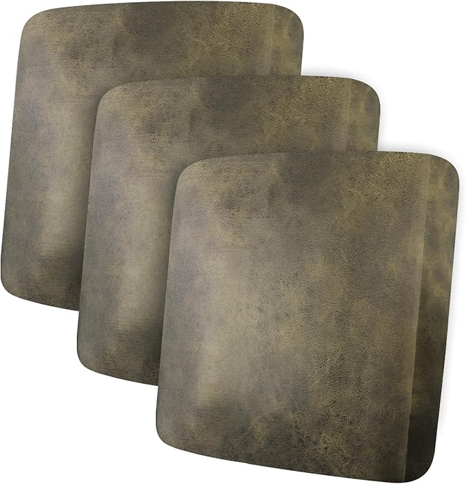 ANARACHON Leather Look Couch Cushion Covers Sofa Seat Slipcovers Sets Couches Furniture Protector for Sectional Armchair Loveseat Pets Kids Stretch Polyester & Spandex Fabric (3 Cushion Sofa, Yellow)