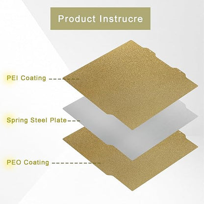 3D Printer Build Surface Flexible PEI Hotbed Plate Double Sided Printer Bed 184mm Compatible with Bambu Lab A1 mini
