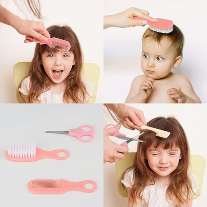 Baby Healthcare and Grooming Kit,22 in 1 Baby Electric Nail Trimmer Set, Baby Grooming Kit,Newborn Nursery Health Care Set,Infant Comb,for Newborn Infant Toddler Kids (Pink)