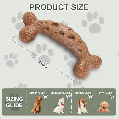 Dog Chew Toy for Aggressive Chewers Dog Bone Toys for Medium Large Dog Breed to Keep Them Busy Milk Flavored