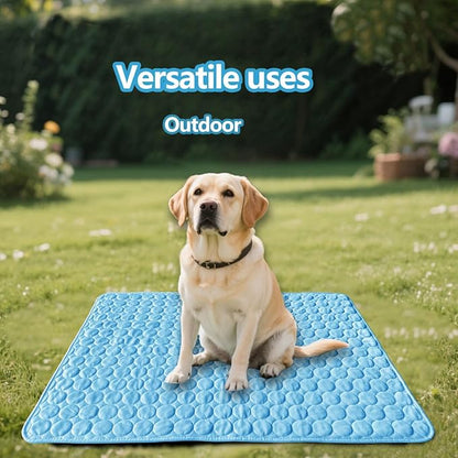 Dog Cooling mat, 40’’×28’’Washable Cooling Pad for Dogs, Large Dog mat Designed for Summer, Breathable and Easy to Carry pet mat for Dogs, Cats and Pets