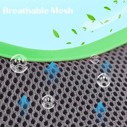 Dog Harness with Leash, Soft No Pull Adjustable Step in Reflective Strips Vest Harness for Small Medium Dogs Walking and Running (S Green)
