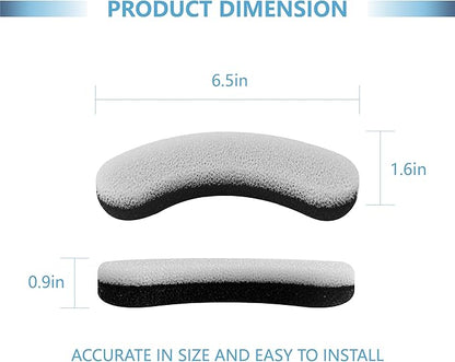 12-Pack Dog Water Fountain Replacement Filters, Compatible with DF10 DF30 Automatic Dog Water Bowl Dispenser, Foam Sponge & Carbon Pet Fountain Filters for Dogs & Cats