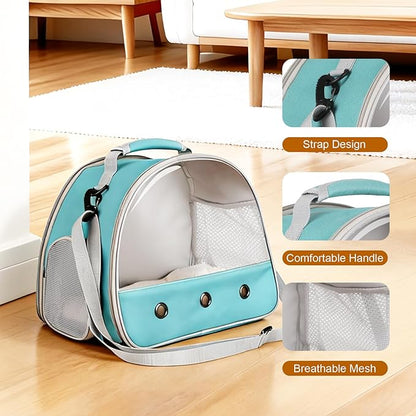 2-Pack Guinea Pig Carrier Backpack and Playpen with Lid, Breathable Pet Pen Excercise Fence, Portable Travel Cage for Bunny, Bearded Dragon, Rabbits, Hamster, Chinchillas, Sugar Glider, Squirrel