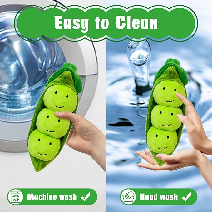 Hide and Seek Dog Toys, Interactive Squeaky Plush Puzzle Toy with Crinkle, Dog Enrichment Toys for Boredom & Stimulation, for Small Medium Dogs, Non-Aggressive Chewers(Pea Balls, Pack of 3)