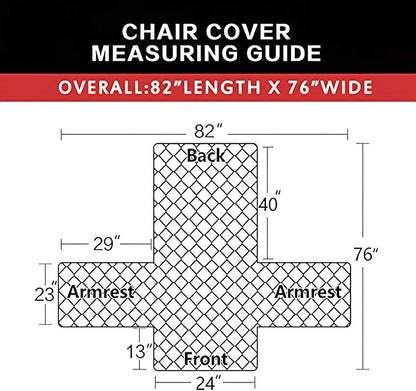 Easy-Going Chair Sofa Slipcover Reversible Sofa Cover Water Resistant Couch Cover Furniture Protector Cover with Elastic Straps for Pets Kids Children Dog Cat (Chair, Brown/Brown)