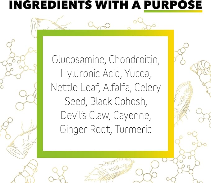 InClover Connectin Natural Hip & Joint Supplement for Dogs with Glucosamine, Chondroitin & Hyaluronic Acid - Tablet for Dog Mobility, Comfort & Active Lifestyle Support, 50 Count