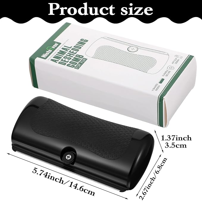 Deshedding Dog Brush, Grooming Deshedding Brush Professional Pet Hair Removal Tool for Cats, Dogs, Rabbits