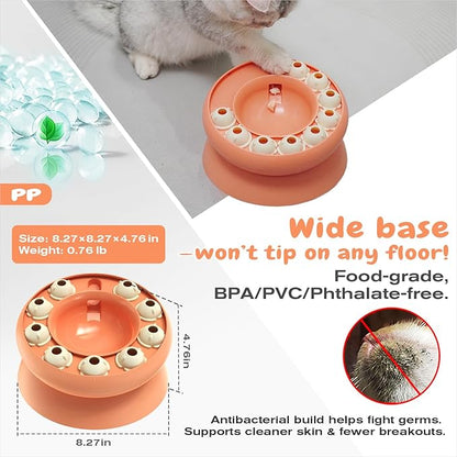 KADTC Cat Puzzle Feeder, Interactive Slow Bowl for Indoor Cats Enrichment Toy, Kitten Puzzle Toys