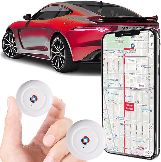 GPS Tracker for Vehicles Cars Trucks Motorcycles, Real-Time Magnetic GPS Tracking Device, Long Standby No Monthly Fee No SIM No Subscription, GPS Tracker for Pets Dogs Kids Luggage Valuables