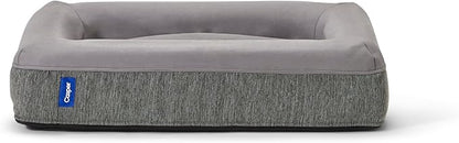 Casper Dog Bed, Plush Memory Foam, Large, Gray