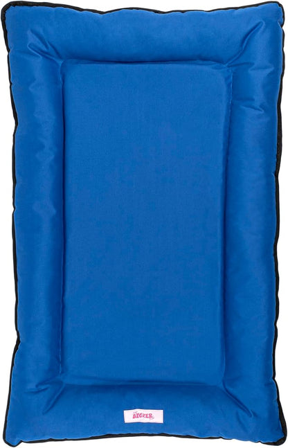 DBD3004D-L Archie 39" x 23" Traditional Oxford Waterproof Indoor/Outdoor Hand-Washable Memory Foam Camping Pet Bed, Cobalt